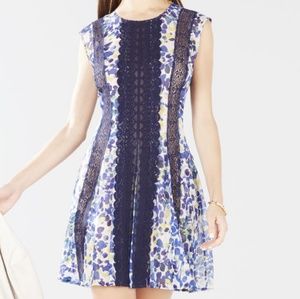 Beautiful BCBG floral and lace Jalena dress size 6